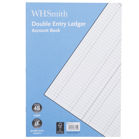 WHSmith Double Entry ledger A4 Account Book