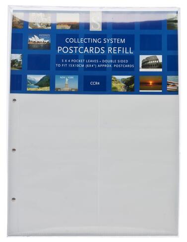 WHSmith Collecting System Postcard Album Refills CCR4 (Pack of 5)