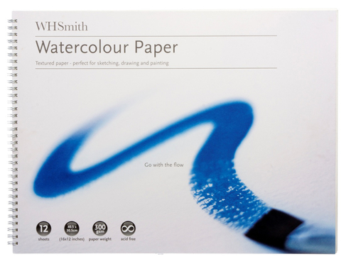 WHSmith Watercolour Paper 12 Sheets