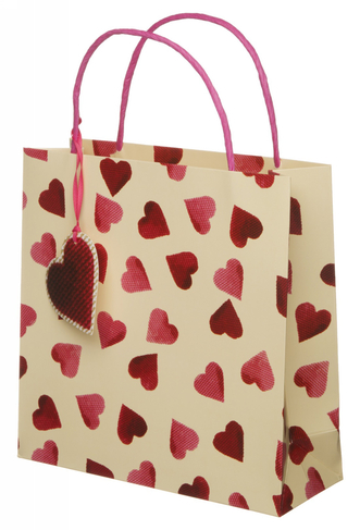 Emma Bridgewater Cream Hearts Medium Gift Bag