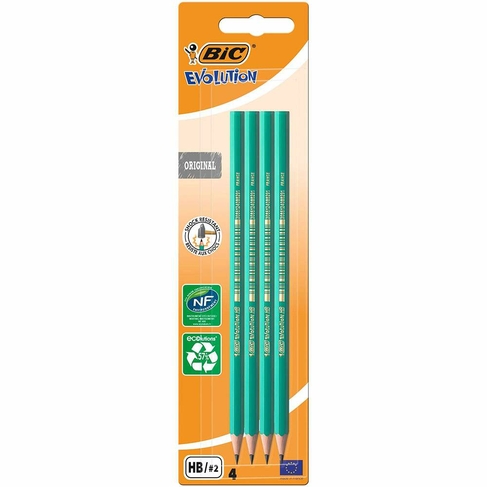 BIC Evolution Original HB Pencils (Pack of 4)