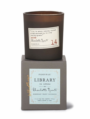 Paddywax Library Charlotte Bronte Boxed Candle