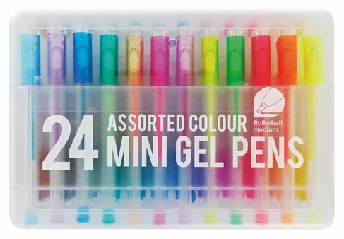 WHSmith Mini Gel Pen Case (Pack of 24)