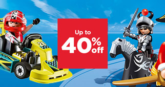 Up to 40% off Playmobil