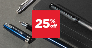 25% off premium pens & gift pens