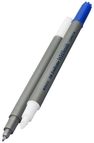 WHSmith Ink Eradicators, Blue Ink (Pack of 2)
