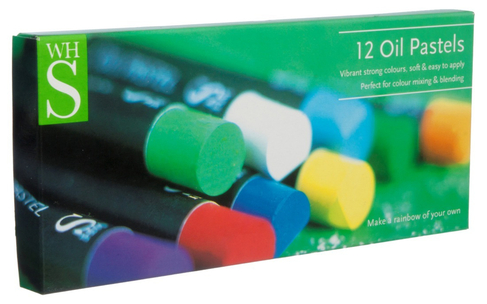 WHSmith Oil Pastels (Pack of 12)