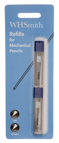 WHSmith Mechanical 0.5 mm HB Pencil Leads (Pack of 2)