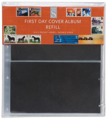 WHSmith First Day Cover Album Refills (Pack of 10)