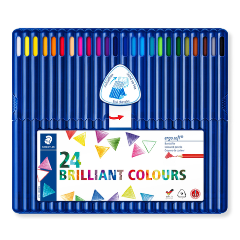 STAEDTLER ergo soft Colouring Pencils (Pack of 24)
