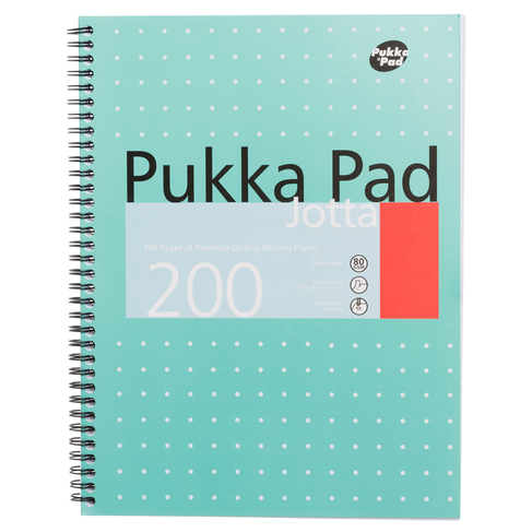Pukka Pad Metallic A4 Wide Ruled Notebook