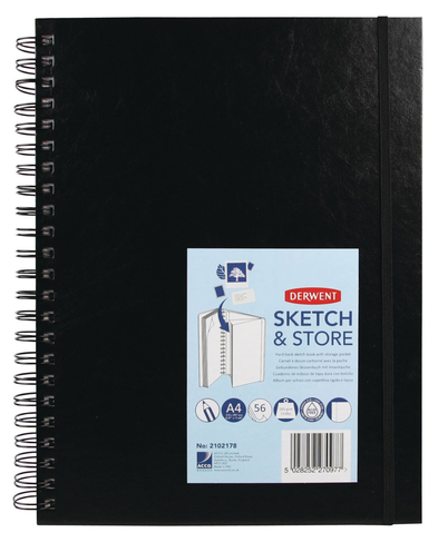 Derwent Professional Sketch and Store A4 Sketch Book