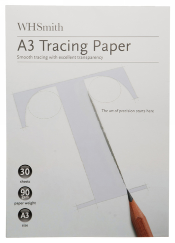 WHSmith A3 Tracing Paper 30 Sheets