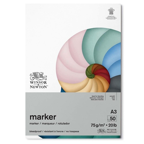 Winsor & Newton A3 Bleedproof Marker Pad 50 Sheets