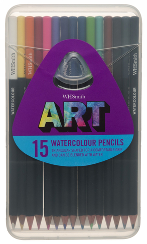 WHSmith Art Watercolour Pencils (Pack of 15)