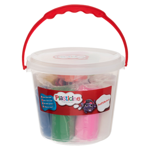 Plasticine Assorted 8 Colours Tub