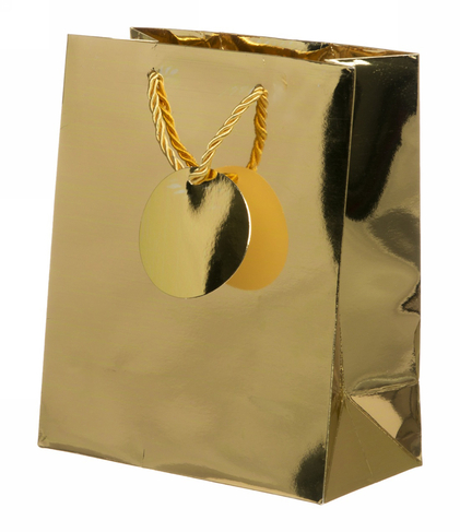 WHSmith Gold Foil Medium Gift Bag