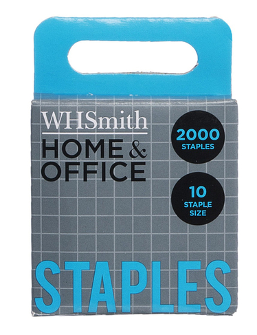 WHSmith Staples Size 10 (Pack of 2000)
