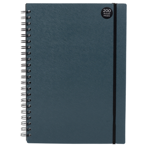 WHSmith Grey Executive A4 Notebook