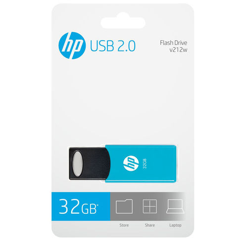 HP 32 GB Blue v212w USB 2.0 Flash Drive