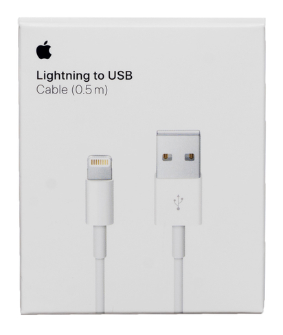 Apple Lightning to USB Cable, 0.5M, ME291ZM/A, White
