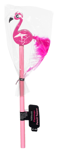 WHSmith Flamingo Pencil with Topper