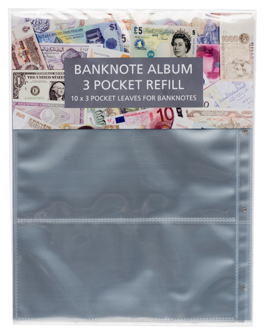 Safe Albums Bank Note Collecting Album Refills