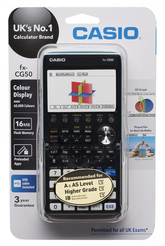 CASIO FX-CG50 Graphic Calculator Black