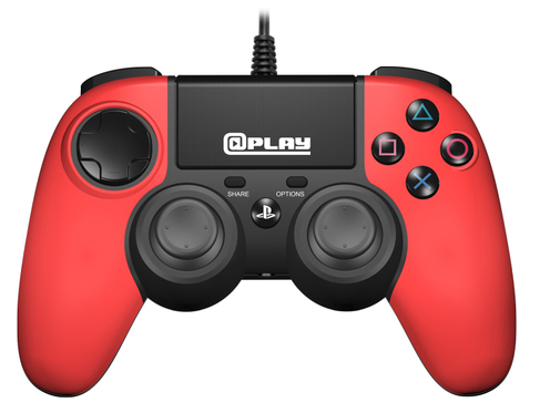 @Play PS4 Wired Controller Red