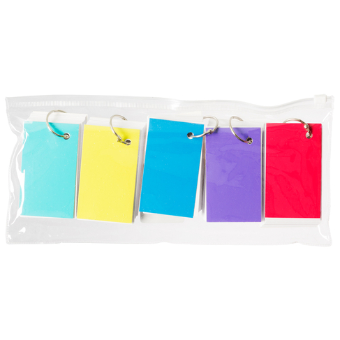 WHSmith Ringed Revision Card Packs Assorted Colours (Pack of 5)	