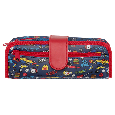WHSmith Race Track Fold Out Filled Pencil Case
