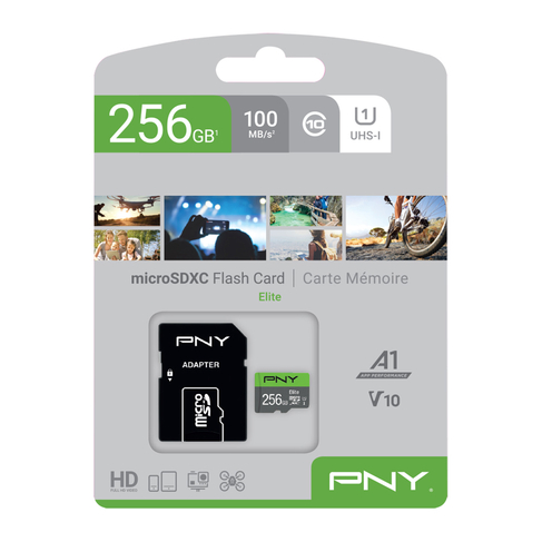 PNY 256 GB Elite Performance microSD Card