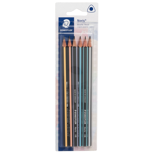 STAEDTLER Noris Pastel HB Pencils (Pack of 6)