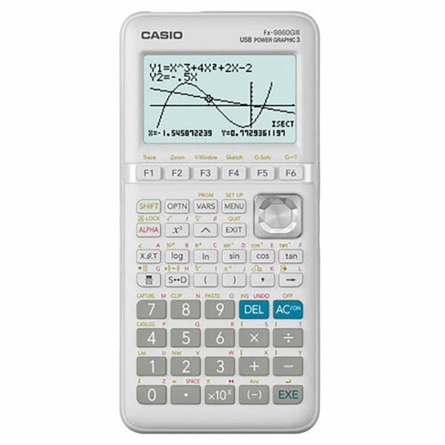 CASIO FX-9860GIII Graphic Calculator White