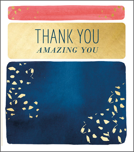 Thank You Amazing You Thank You Card