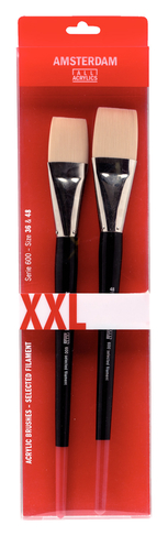 Amsterdam Acrylic Brush Set, Series 600, XXL