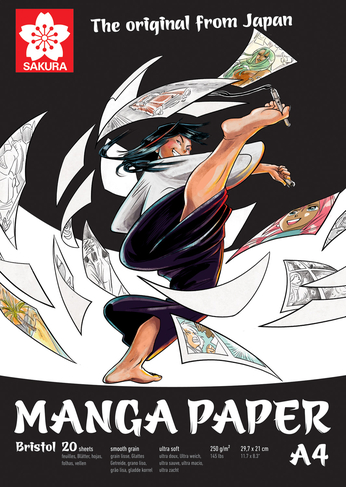 Sakura Manga Paper A4, 250G, 20 Pages