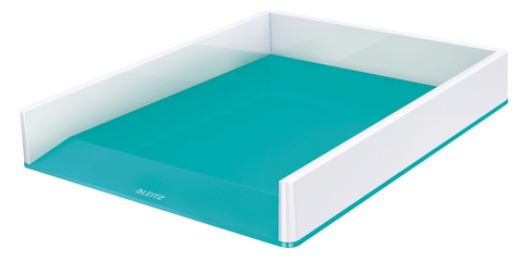 Leitz WOW Letter Tray Ice Blue