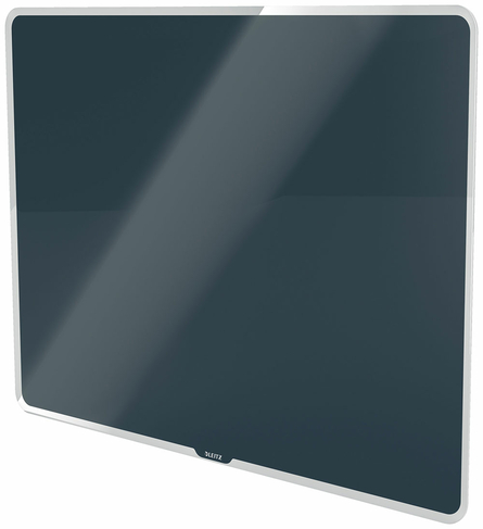 Leitz Cosy Magnetic Glass Whiteboard 600x400mm Grey