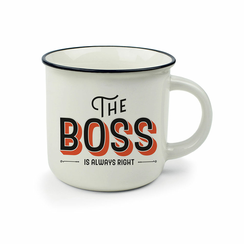 Legami The Boss Cup-puccino Bone Chine Porcelain Mug