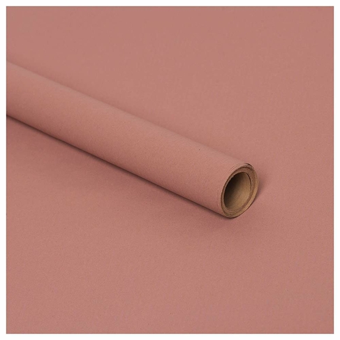 Kraft Recycled and Recyclable Baby Pink Wrapping Paper 4m