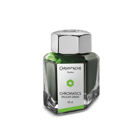 Caran d'Ache Delicate Green Bottled Fountain Pen Ink 50ml