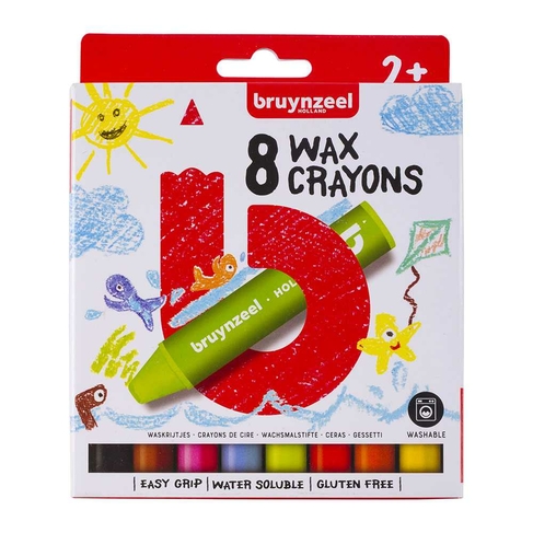 Bruynzeel Wax Crayons (Pack of 8)