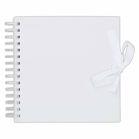docrafts Papermania 8x8 Inch White Scrapbook