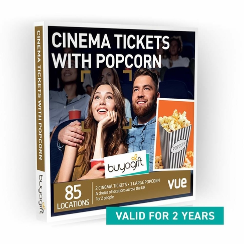 Buyagift Cinema Tickets with Popcorn Gift Experience