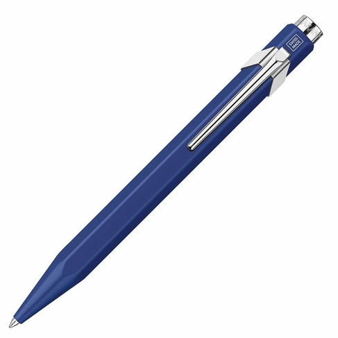 Caran d'Ache 849 Blue Rollerball Pen, Black Ink