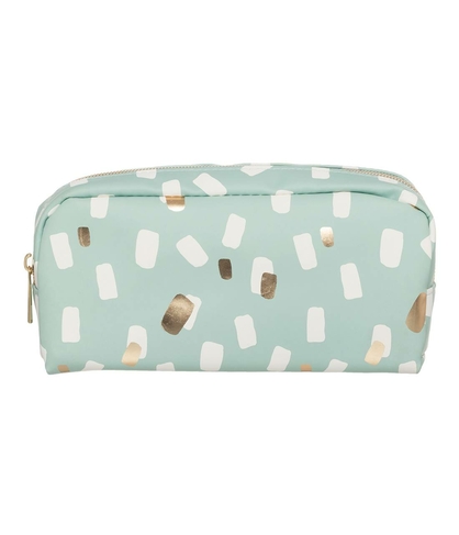 WHSmith Teal Abstract Confetti Chunky Pencil Case