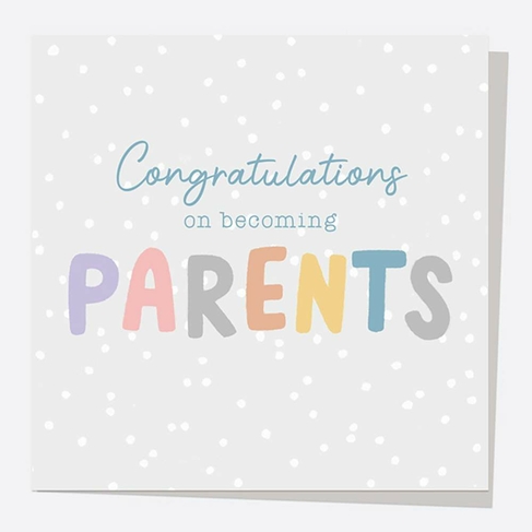 Dotty About Paper Congratulations On Becoming Parents Card