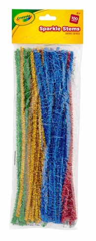 Crayola Assorted Sparkle Craft Stems (Pack of 60)