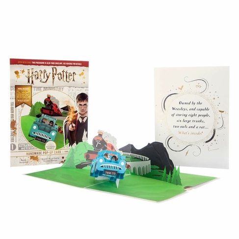 Harry Potter Ford Anglia Pop Up Birthday Card